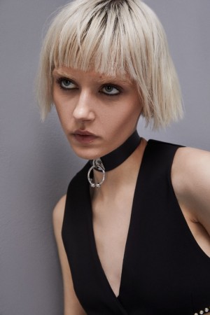 Black Patrizia Pepe Chocker With Piercing | MDFNHUB-69