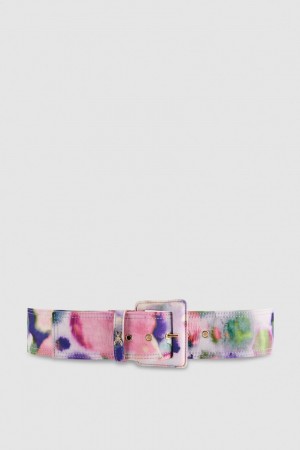 Multicolor Patrizia Pepe Chiffon High-waist Belt | GDVLCAZ-80