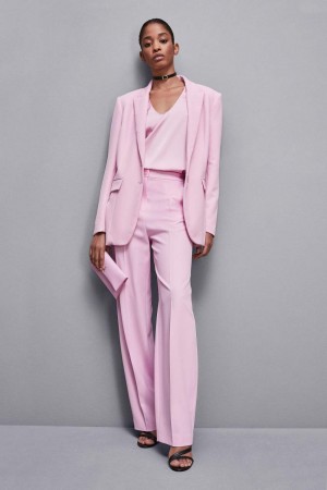 Pink Patrizia Pepe Pleated Pants In Stretch Fabric | IPXZKFB-64