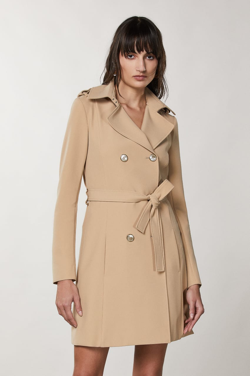 Beige Patrizia Pepe Trench | PDXGUMS-80