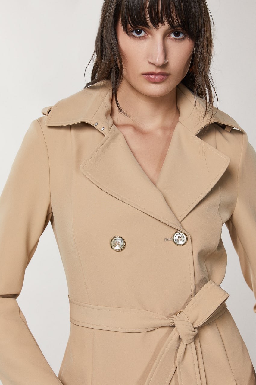 Beige Patrizia Pepe Trench | PDXGUMS-80