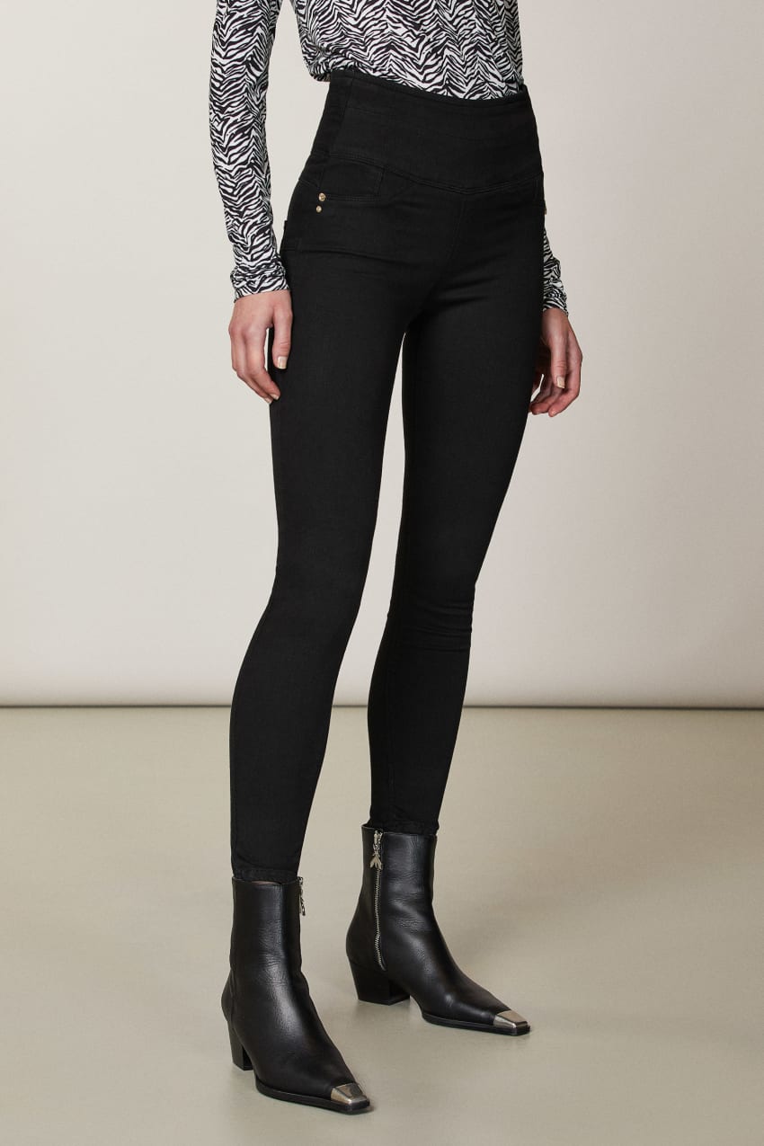 Black Patrizia Pepe Jeggings | AIYVRLD-58