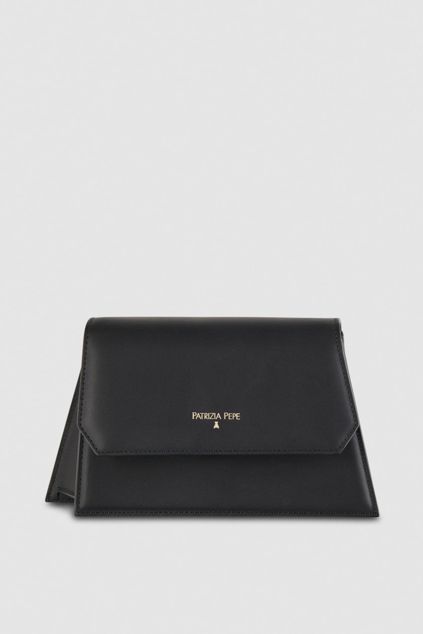 Black Patrizia Pepe Medium Astral Bag | EPAQVKY-81