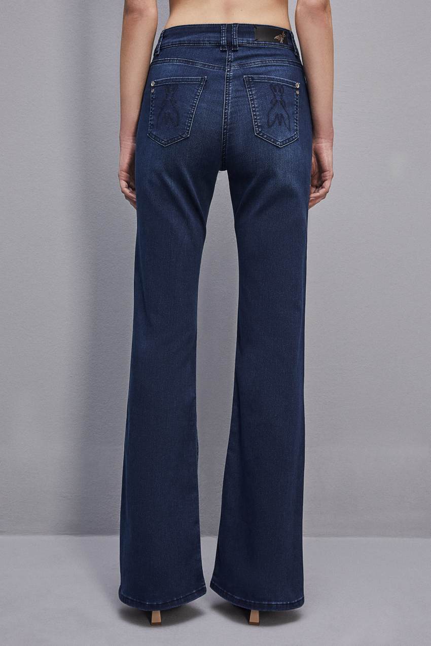 Blue Patrizia Pepe Jeans Jeggings Flare | XYZUHVF-85