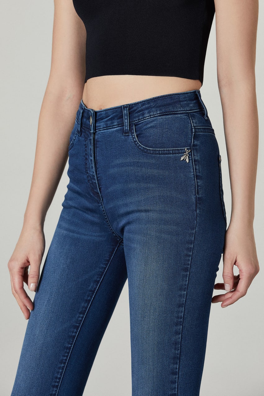 Blue Patrizia Pepe Skinny Jeans Regular Waist | YAFZRVO-84