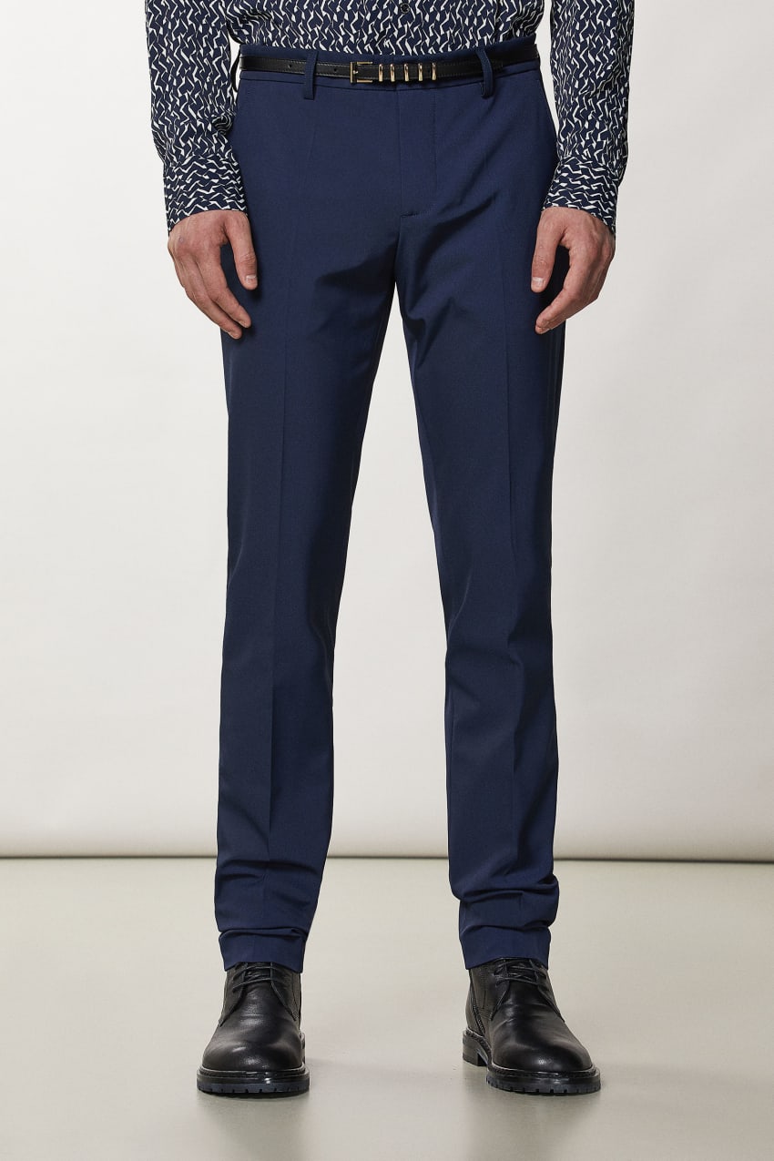 Blue Patrizia Pepe Slim Gabardine Pants | EJZLGPI-14