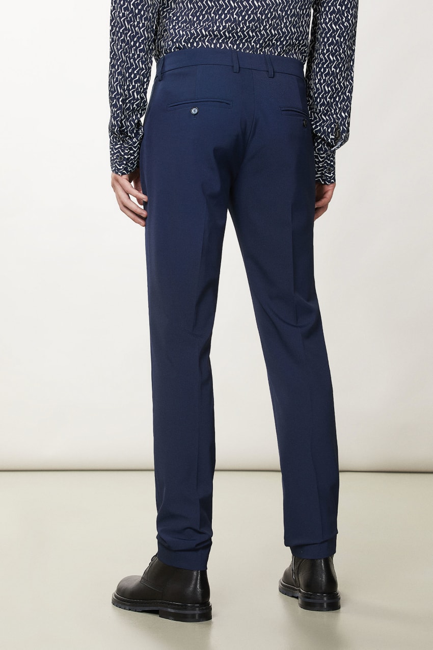 Blue Patrizia Pepe Slim Gabardine Pants | EJZLGPI-14