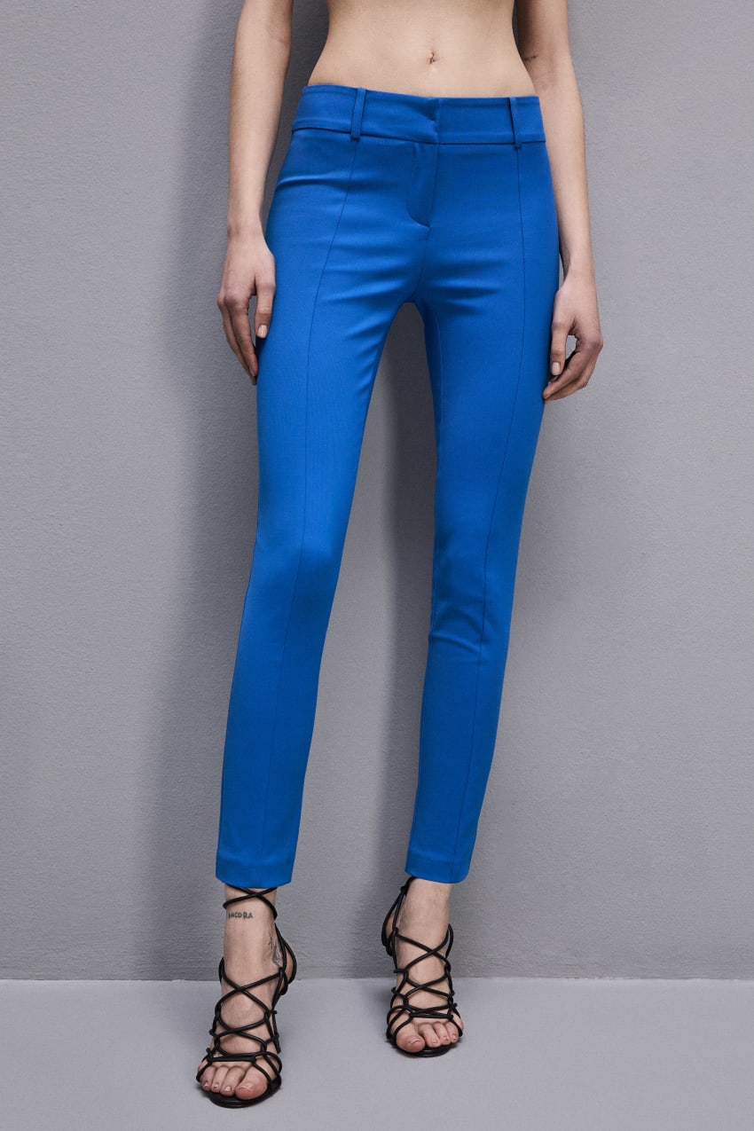 Blue Patrizia Pepe Slim Pants | COMKAQZ-58