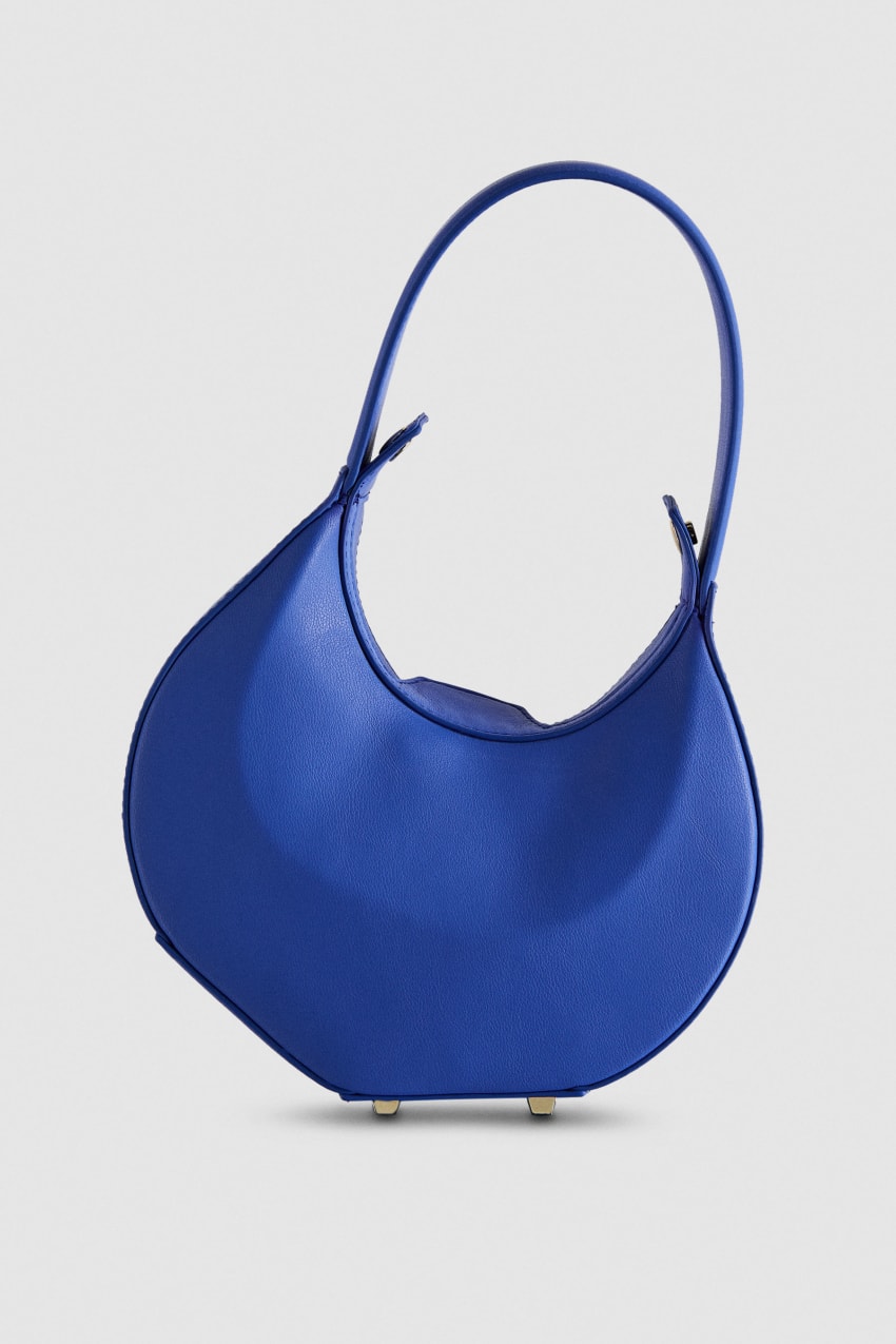 Blue Patrizia Pepe Small Hobo Bangle Bag | NSOLJWI-07