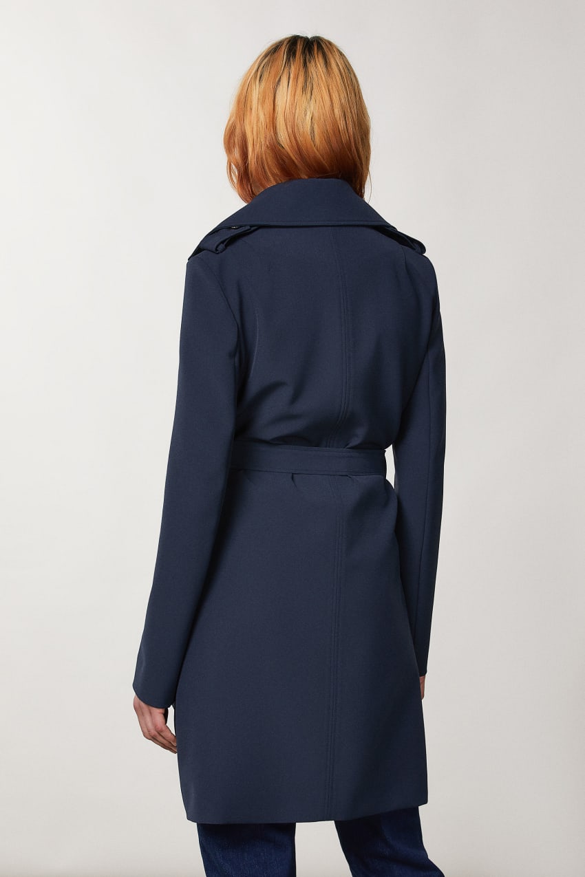 Blue Patrizia Pepe Trench | RKOEVFT-14