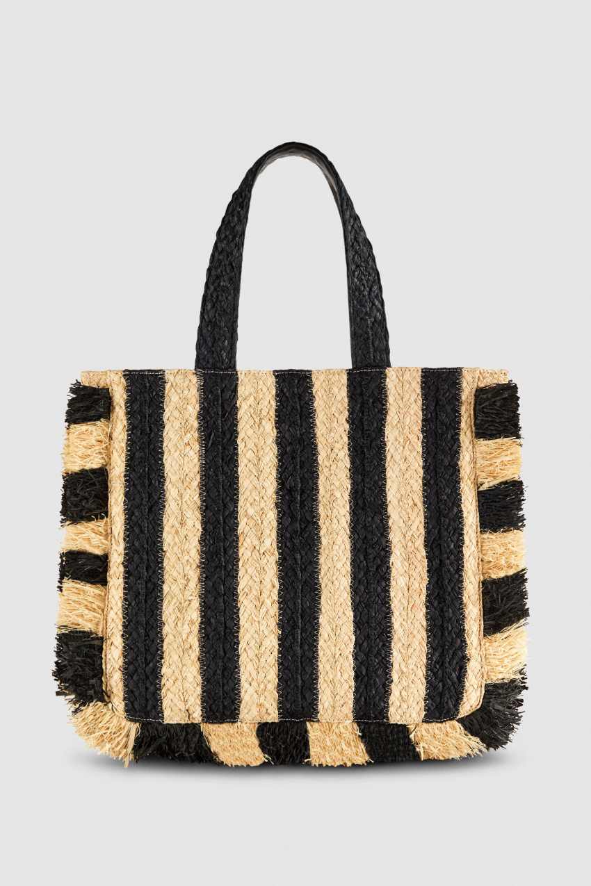 FE22 Patrizia Pepe Raffia Shopping Bag | BDLXHUI-17