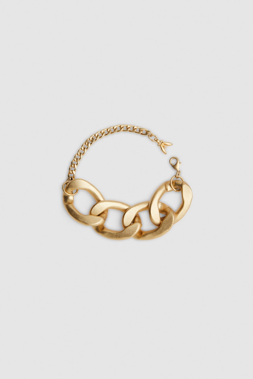 Gold Patrizia Pepe Brass And Aluminum Bracelet | PYGXHBK-51