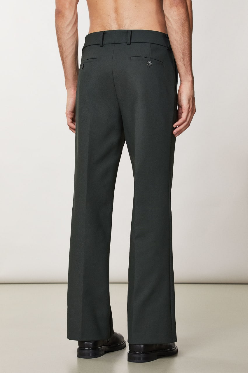 Green Patrizia Pepe Flare Pants In Technical Fabric | SGUFKCZ-84