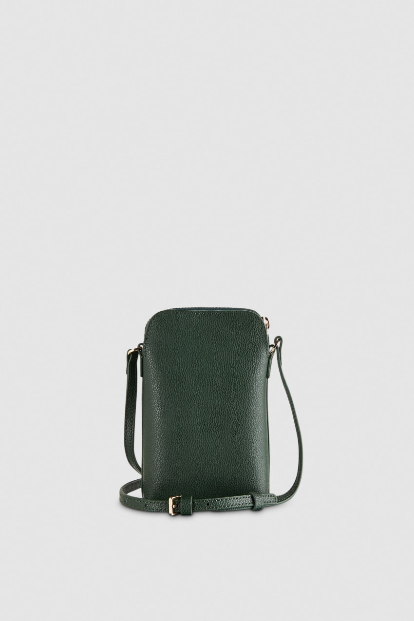 Green Patrizia Pepe Phone Holder With Shoulder Strap | IPUFESD-97