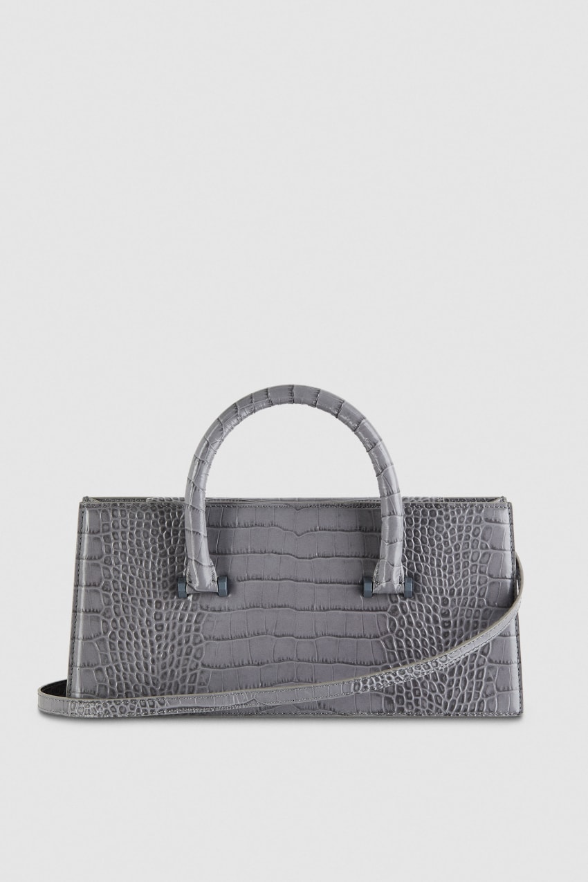 Grey Patrizia Pepe Crocodile-print Fly Bamby | EFGJBUY-86