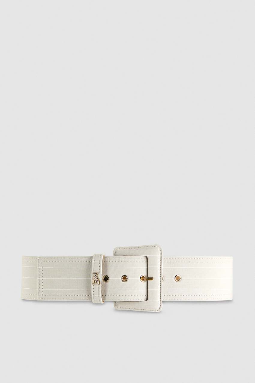 Grey Patrizia Pepe High Waist Fabric Belt | KDCQWXO-56