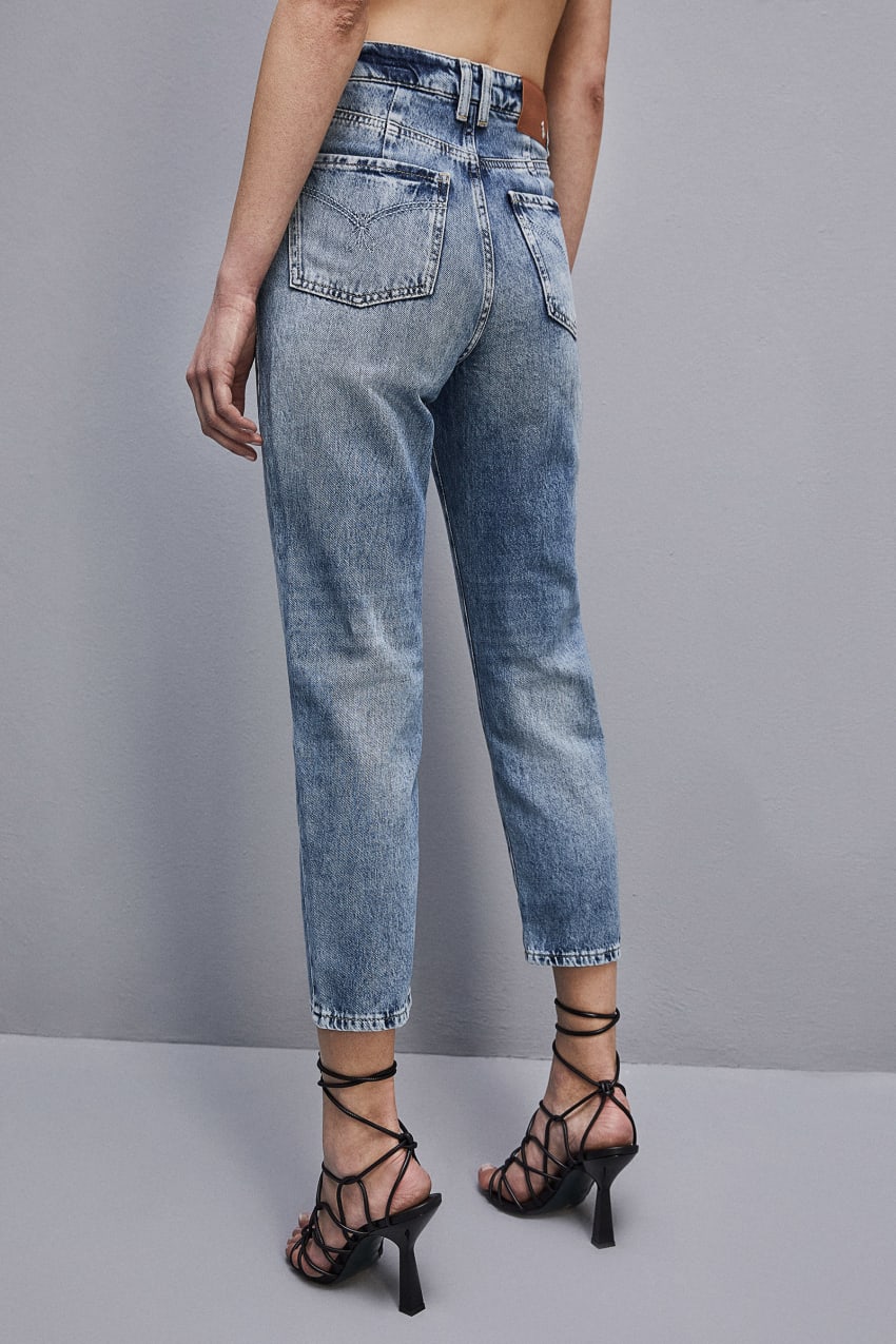 Light Blue Patrizia Pepe High Waist Denim Pants | WYGPEUK-15