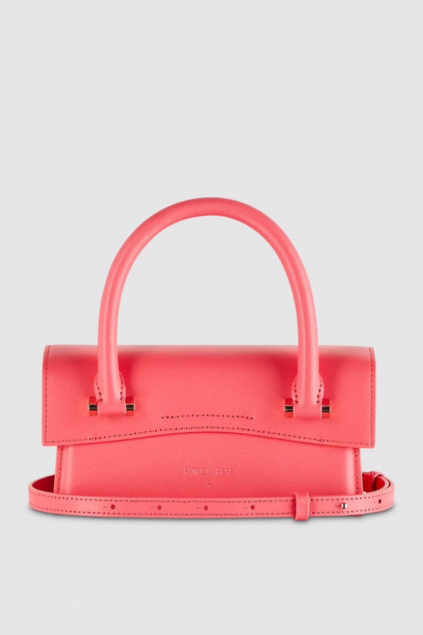 Pink Patrizia Pepe Fly Bamby Shoulder Bag With Handles | IXGTMPV-48