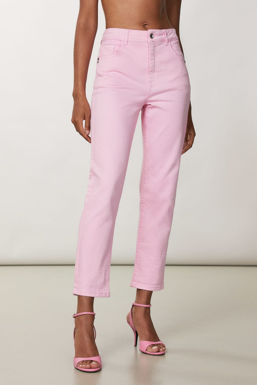 Pink Patrizia Pepe High-waisted Cigarette Pants | QFBOJKZ-39