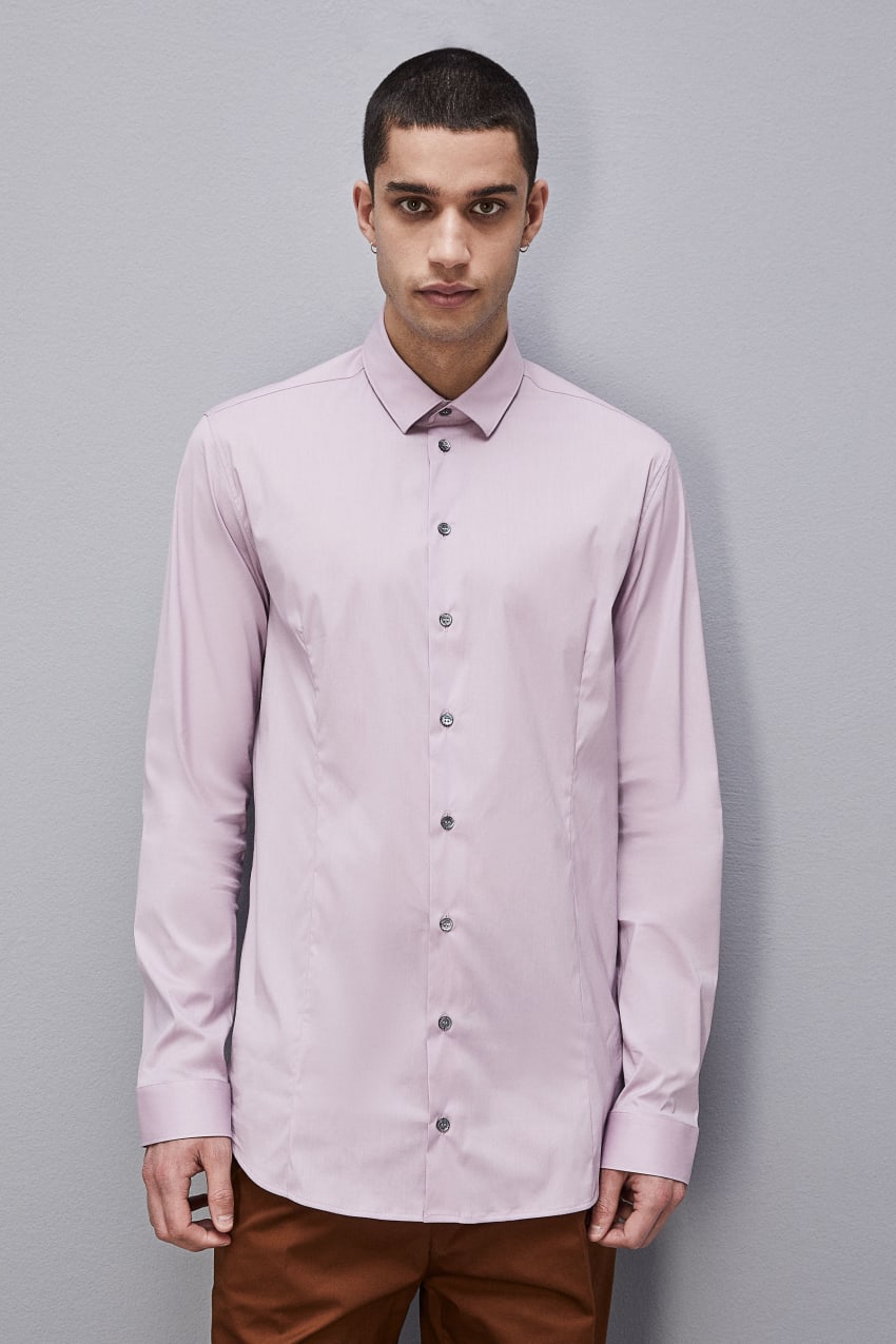 Purple Patrizia Pepe Cotton Poplin Shirt | QBYTRHN-02