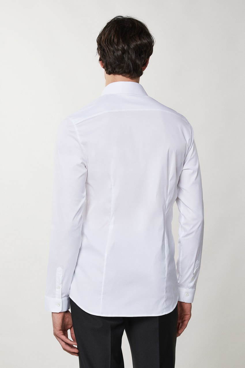 White Patrizia Pepe Cotton Poplin Shirt | KQTWUNO-04