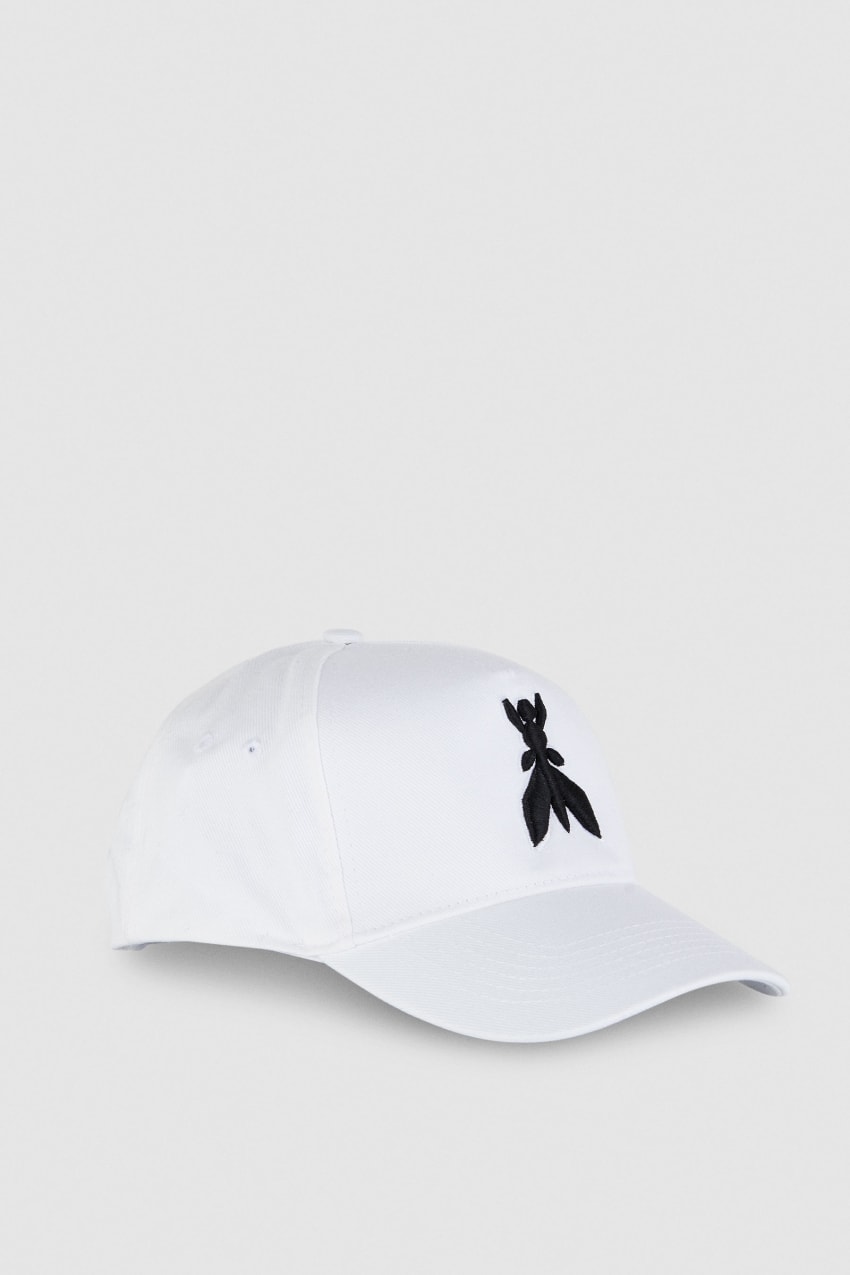 White Patrizia Pepe Fly Baseball Cap | CTDSRAL-42