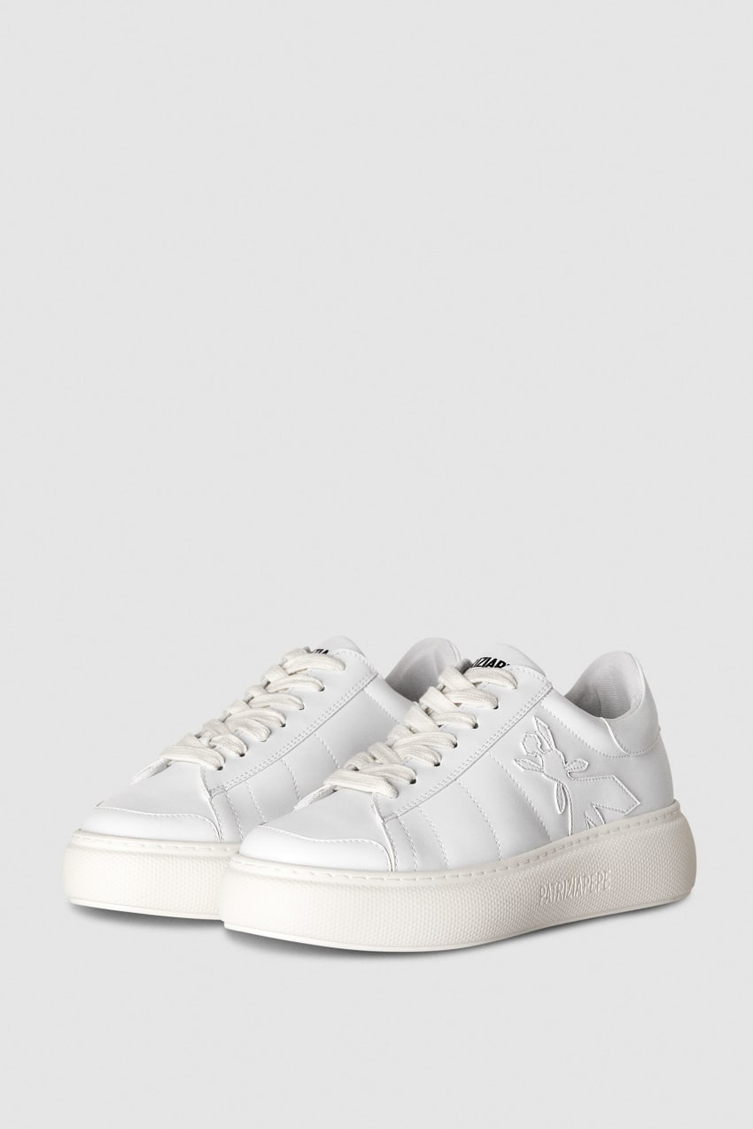 White Patrizia Pepe Pepe Fly Sneakers | ULDFJCY-65