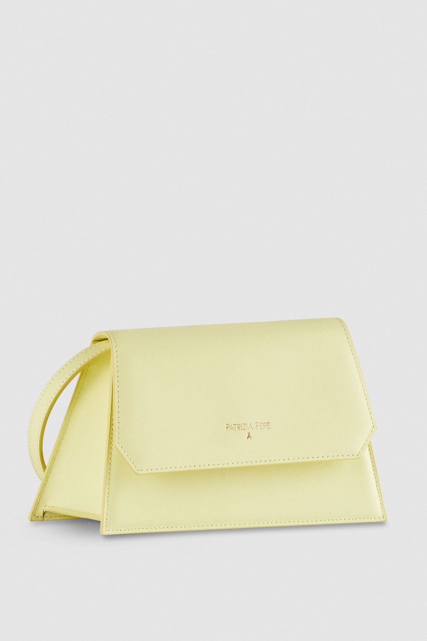 Yellow Patrizia Pepe Medium Astral Bag | EWZMFVA-53