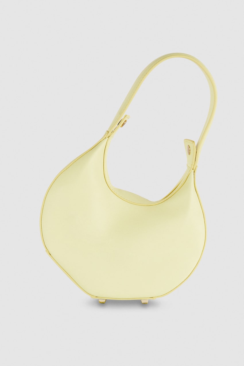 Yellow Patrizia Pepe Small Hobo Bangle Bag | URFIQAG-21